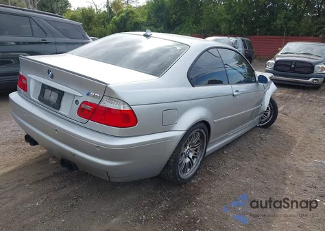 2004 BMW M3 из США, поврежденный, VIN WBSBL93454PN55129